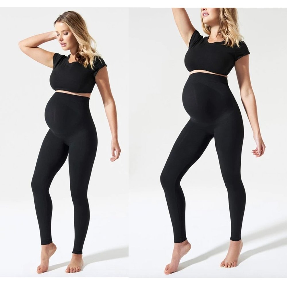 BLANQI Maternity Belly Support Leggings Sz M